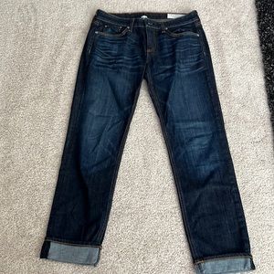Dark wash rag and bone jeans